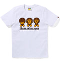 A BATHING APE Ladies' THREE WISE MILO TEE