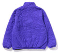 A BATHING APE LUX SPORT PATTERN $ LINE CAMO QUILTED REVERSIBLE JACKET