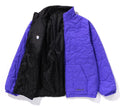 A BATHING APE LUX SPORT PATTERN $ LINE CAMO QUILTED REVERSIBLE JACKET