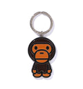 A BATHING APE BABY MILO METAL KEYCHAIN