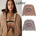 A BATHING APE Ladies' SHARK WOOL MIX SWEATER