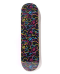 A BATHING APE NEON CAMO SKATEBOARD