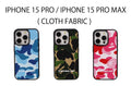 A BATHING APE ABC CAMO CLOTH FABRIC IPHONE 15 PRO / IPHONE 15 PRO MAX CASE