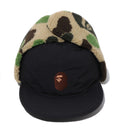 A BATHING APE ABC CAMO PUFFY FLIGHT CAP