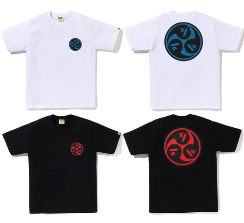 A BATHING APE JAPAN CULTURE MITSUDOMOE TEE