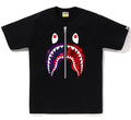 A BATHING APE COLOR CAMO SEPARATE SHARK TEE