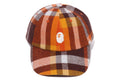 A BATHING APE BAPE CHECK PANEL CAP