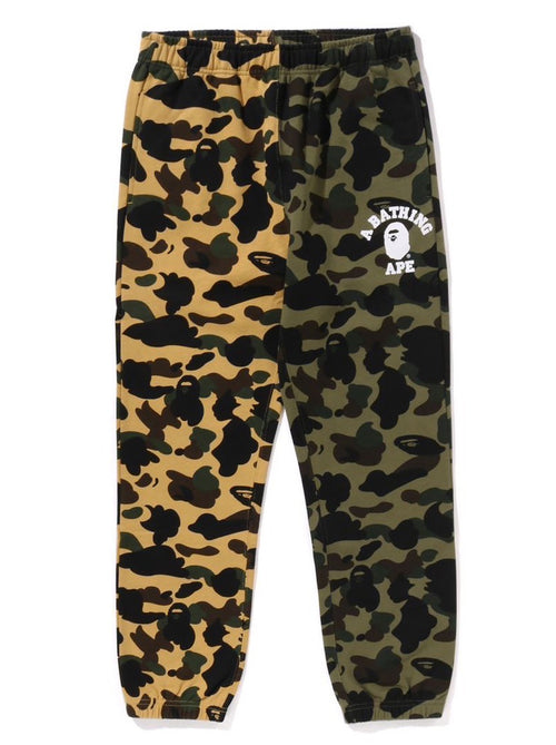 A BATHING APE 1ST CAMO SEPARATE REGULAR FIT SQWEAT PANTS