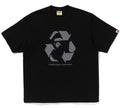 A BATHING APE RECYCLE MOTIF RELAXED FIT TEE