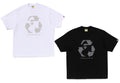 A BATHING APE RECYCLE MOTIF RELAXED FIT TEE