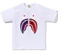 A BATHING APE COLOR CAMO SEPARATE SHARK TEE