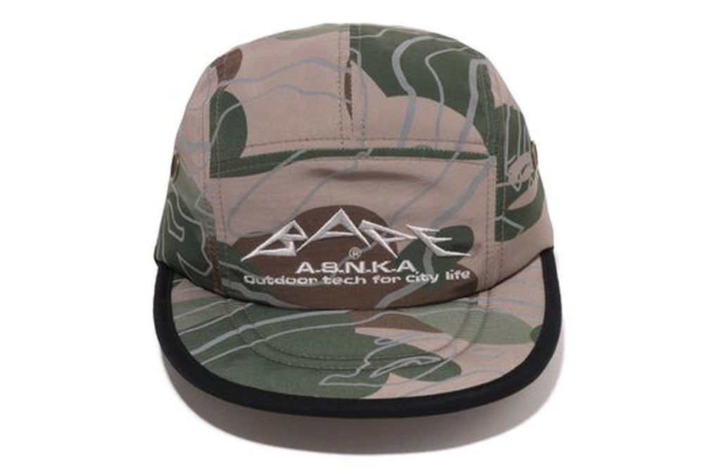 A BATHING APE LAYERED LINE CAMO JET CAP ( Glow in the Dark )