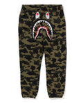 A BATHING APE 1ST CAMO SHARK SWEAT PANTS