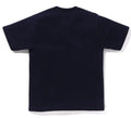 A BATHING APE DRIP APE CROSSBONE COLLEGE TEE