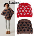 A BATHING APE Ladies' I LOVE BAPE MONOGRAM WOOL MIX SWEATER