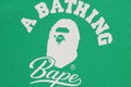 A BATHING APE CURSIVE COLLEGE LOGO RELAXED FIT TEE