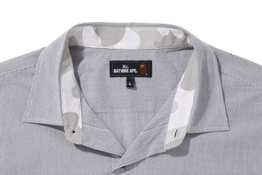 A BATHING APE MR. BATHING APE MULTI POCKET RELAXED FIT SHIRT