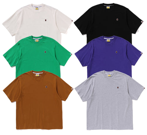 A BATHING APE ONE POINT RELAXED FIT TEE