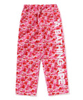 A BATHING APE Ladies' ABC CAMO TRACK PANTS