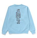 A BATHING APE Ladies' BABY MILO CREWNECK SWEAT SHIRT