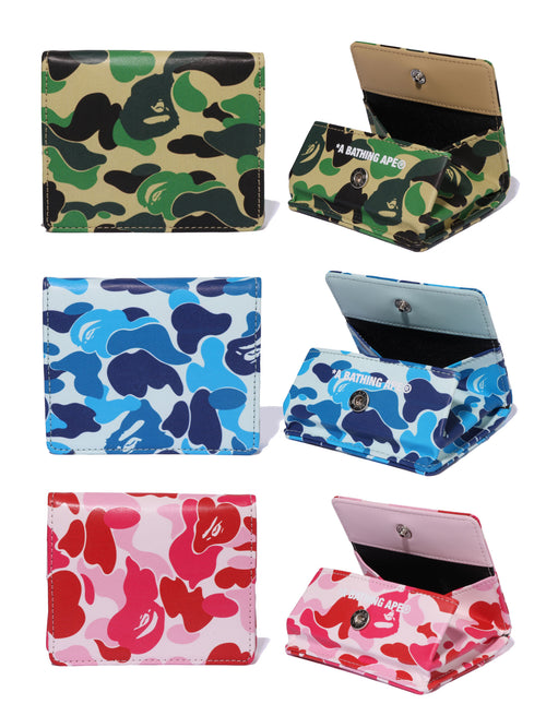 A BATHING APE ABC CAMO COIN CASE