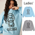 A BATHING APE Ladies' BABY MILO CREWNECK SWEAT SHIRT