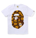 A BATHING APE Ladies' ALL BABY MILO BIG APE HEAD TEE