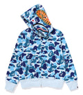 A BATHING APE Ladies' ABC CAMO SHARK FULL ZIP HOODIE