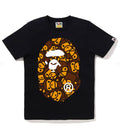 A BATHING APE Ladies' ALL BABY MILO BIG APE HEAD TEE