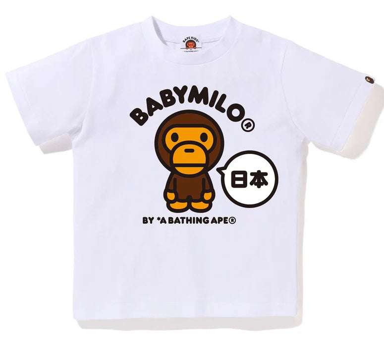 A BATHING APE BAPE KIDS JAPAN BABY MILO TEE