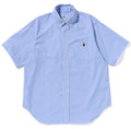 A BATHING APE ONE POINT GINGHAM CHECK BD SHIRT-ONLINE EXCLUSIVE-