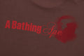 A BATHING APE WATER PRINT LOGO RELAXED FIT TEE