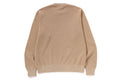 A BATHING APE COLLEGE WAFFLE CREWNECK SWEAT SHIRT