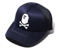 A BATHING APE CROSSBONE MESH CAP