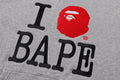 A BATHING APE I LOVE BAPE PULLOVER HOODIE