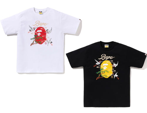 A BATHING APE JAPANESE CRANE TEE