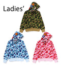 A BATHING APE Ladies' ABC CAMO SHARK FULL ZIP HOODIE