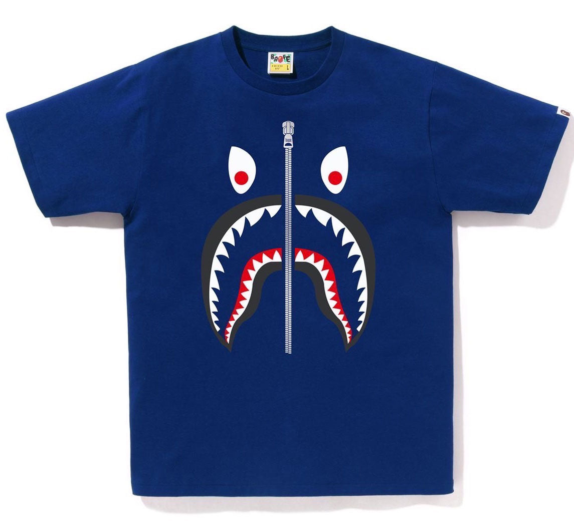 A BATHING APE MAD SHARK TEE