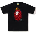 A BATHING APE COLOR CAMO MILO ON BIG APE TEE