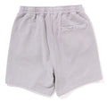 A BATHING APE GARMENT DYE ONE POINT RELAXED FIT SWEAT SHORTS