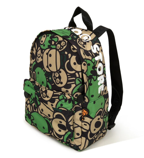 A BATHING APE - BABY MILO STORE ALL FRIENDS SMALL BACKPACK