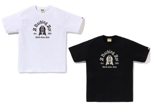 A BATHING APE MAD GENERAL COLLEGE TEE