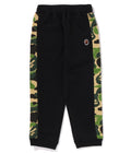 A BATHING APE BAPE KIDS ABC CAMO ONE POINT SWEAT PANTS