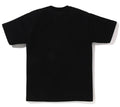 A BATHING APE DRIP APE CROSSBONE COLLEGE TEE