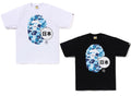 A BATHING APE CITY TEE JAPAN BIG APE HEAD TEE Blue Camo ( JAPAN LIMITED )