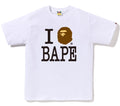 A BATHING APE I LOVE BAPE TEE