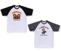 A BATHING APE BABY MILO RAGLAN SLEEVE TEE