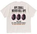 A BATHING APE SLOGAN RELAXED FIT TEE