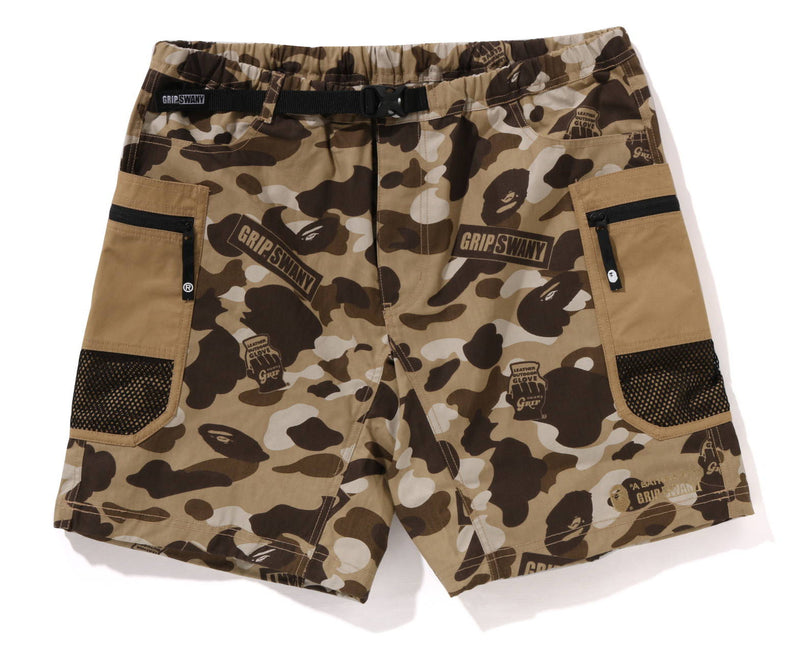 A BATHING APE BAPE x GRIP SWANY GR CAMO FIREPROOF GEAR BUGGY SHORTS