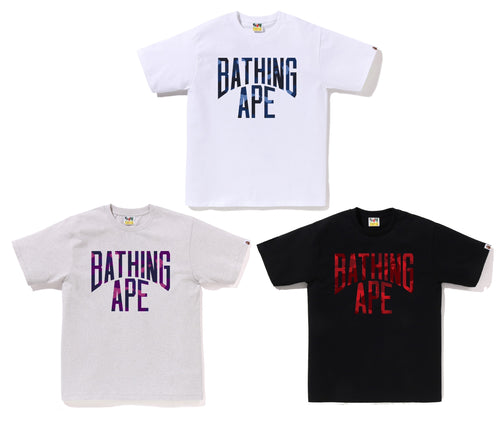 A BATHING APE COLOR CAMO BATHING APE TEE